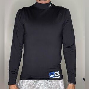 Adidas Men's Black Long Sleeve Athletic Shirt
